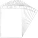 10 Pack Job Ticket Holders 5x 7 Waterproof Zip Page Protectors Heavy Duty Dry Erase Document Storage Shop Ticket Holders