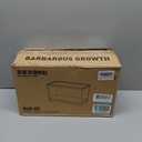 GOZILLA Aquatic Turtle Tank Kit+Lamp+Filter, Upgrade PC Turtle Tank Starter Kit with Adjustable Lamp & Filter,Reptile Habitat with Lid,Hanging Platform for Small Reptiles.(15.757.99''/Black Kit)