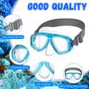 Flutesan Kids Youth Swim Goggles with Nose Cover Elastic Strap Diving Swim Mask Swimming Waterproof Snorkel Goggle
