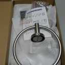 6 Pieces Brushed Nickel Bathroom Hardware Accessories Set, SUS304 Stainless Steel 24 Inch Bath Towel Bar Set, Round Bathroom Towel Holder Set, Towel Racks for Bathroom Wall Mounted