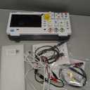 FNIRSI 1014D Oscilloscope 2 in 1 Digital Oscilloscope DDS Signal Generator, 100X High Voltage Probe, 2 Channels 100Mhz Bandwidth 1GSa/s Sampling Rate Built-in 1GB Storage Space