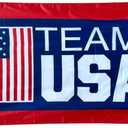 USA Olympic Team Hanging Banner Flag 3x5ft Flag Man Cave Garage Sports