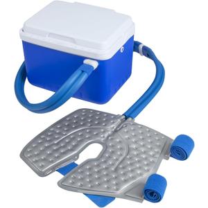 Ice Machine for Knee After Surgery for Post-Surgery Care, Cold Therapy Machine System for Knee and Joint Compression Pad, Strong Knee and Joint Compression Pad, Lightweight 6-Quart Cooler (6-quart)