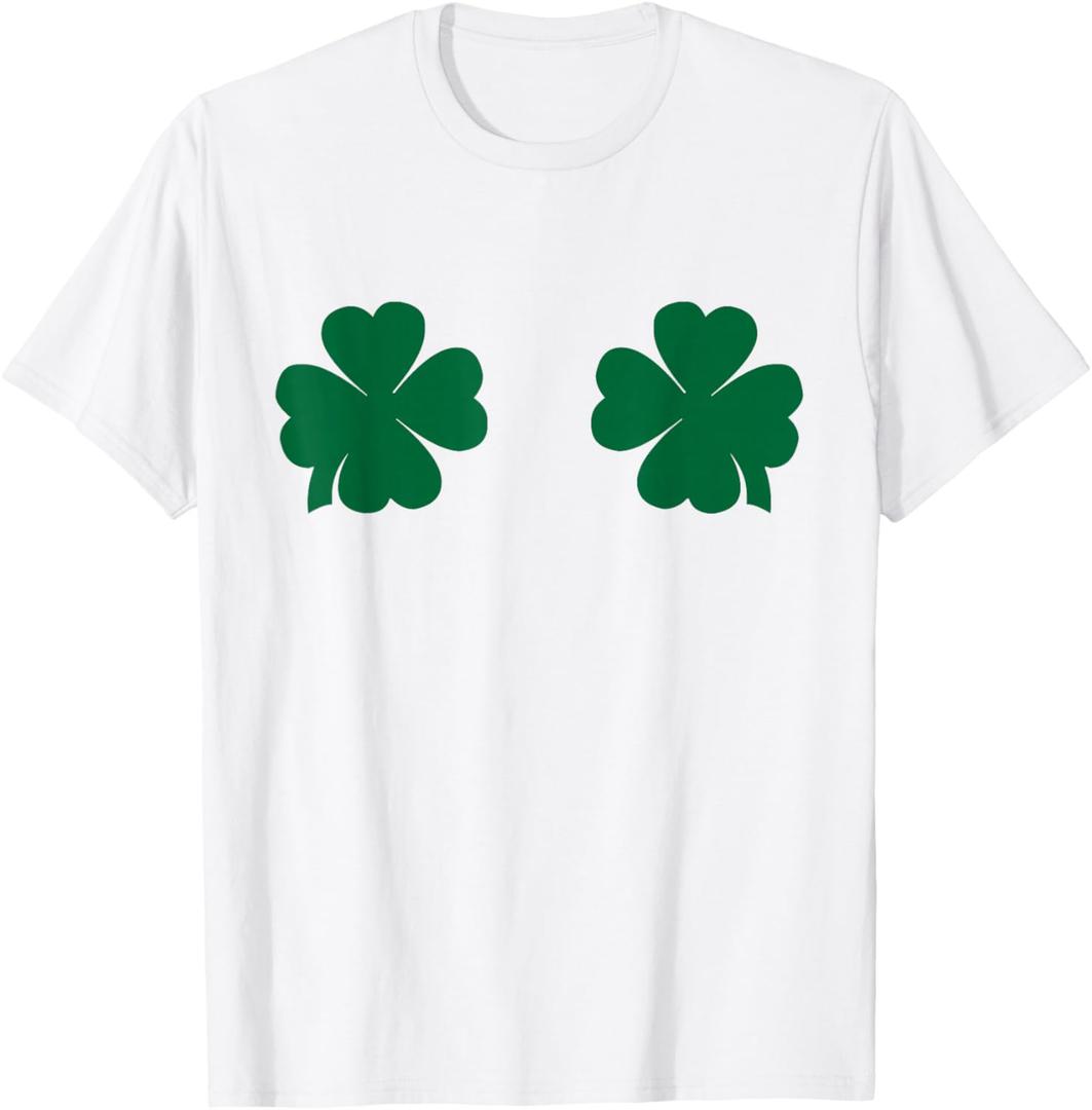 Shamrocks Boobs St. Patricks Day T-Shirt T-Shirt