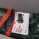 Zober Christmas Tree Storage Bag - Fits 7.5 Ft Artificial Trees - Plastic, Waterproof Christmas Tree Bag For Storage Box For Xmas - Strong, Durable Handles - Label Card Slot - Green