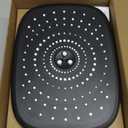 Veken Rain Shower Head with Handheld, High Pressure Rainfall Showerhead Combo with 5 Handheld Water Spray Modes for Bathroom Accessories, Home Decor, Detachable Dual Shower Heads, Matte Black, 10 Inch