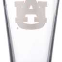 The Memory Company Officially Licensed NCAA 16 oz Pint Glasses Set of 2-16 oz Pint Glass, Licensed Team Drinkware, Stylish Gameday Glassware, Team Logo