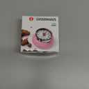 Zassenhaus Magnetic Retro Kitchen Timer, Classic Mechanical Cooking Timer (Pink)