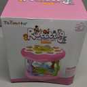 Baby Girl Toys 0-6 Months Ocean Projector Rotating Musical Light Up Tummy Time Toy Infant Aquarium 0-3 4 5 6 7 8 9 Months Crawling Toys Babies 6-12 Month Girls 1 2 Year Old Birthday Newborn Gifts (Pink)