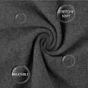 Peauty Women's Maternity Pants with Pockets,Over The Belly Stretchy Maternity Activewear Jogger Track Cuff Pregnancy Pants (M)