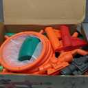 Marlrin Shooting Games Toys for Age 5 6 7 8 9 10+ Year Old Boys, Kids Toy Sports & Outdoor Game with Moving Shooting Target & 2 Popper Air Toy Guns & 24 Foam Balls, Gifts for Boys and Girls, Extra Large