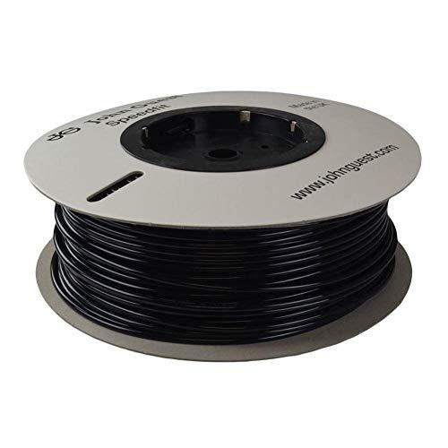 John Guest 1/4 InchLLDPE Tubing, Flexible Water Tubing for Plumbing, Black, PE-08-BI-DF-E