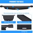 AUXKO Retractable Cargo Cover for Jeep Grand Cherokee(2 Row; WL) 4XE 2026-2022, Trunk Cover Security Cover for 2025 Grand Cherokee Shielding Shade Anti-Peeping Luggage Privacy Screen, Carbon Fiber