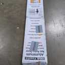 Ideal Pet Products Aluminum Pet Patio Door, Adjustable Height 77-5/8" to 80-3/8", 7" x 11-1/4" Flap Size, White