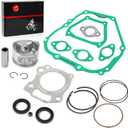 Engine Top End kit Oversize 0.25mm Piston and Ring Gasket Seal For YAMAHA Golf Cart G11 G16 G20 1996-2002 JN6-11635-00