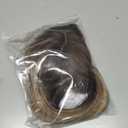 Synthetic Hair Topper with Bangs 18 Inch Layered Toppers for Women with Thinning Hair 5.5" x 5" hand Tied Forehead Hairline 360 3D Cover Wispy Synthetic Toppers Hair for Women Fiber Wiglets
