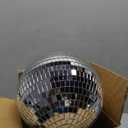 Alytimes Mirror Disco Ball - 8-Inch Cool and Fun Silver Hanging Party Disco Ball Big Party Decorations, Party Design