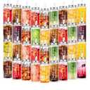 Pickmesh 36 Pcs Employee Appreciation Gifts Thank You Plastic Cups for Staff Inspirational Gifts 13.5 oz Clear Reusable Acrylic Skinny Tumblers with Lid Straw for Women Coworker Teacher(Thank You)