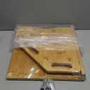 Wooden Step Stool, Two Step Stools Adjustable Height with Handle and Safety Non-Slip Pad, Bamboo Step Stool Bamboo Toddler Stool, Potty Training, Kitchen Wooden Stepping Stool (12.99inch, Natural)