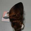 Short Brown Highlight Wigs for Women Shoulder Length Bob Curly Wavy Middle Part Brown Wigs Synthetic Wigs Natural Wavy Heat Resistant Hair for Daily Party Use (14 inch)