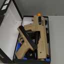 Two Modes Toy Gun Shell Ejecting Rifle with 80 Soft Bullets 40 Shells 2 Clips Soft Bullet Toy Guns Outdoor Shooting Games Christmas Halloween Birthday Gifts (Sand Color)