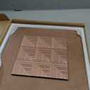 3D Textured Wall decor, brown geometric sandstone texture images,16x16Inch