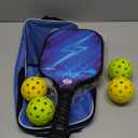Pickleball Paddles Set of 2, Lightweight USAPA Approved Fiberglass Pickleball Set of 2 with Outdoor Pickleballs