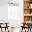 SUNEE 2026 Wall Calendar Extra Large 17"x27", 21 Month Calendar (Ends June 2027), Vertical Large Monthly Calendar 2026-2027 for Wall, Seasons Color (Seasonal)