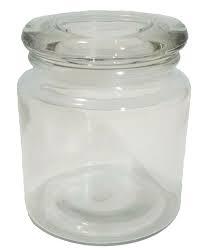 Glass Jar With Glass Lid 10" 12 Pcs