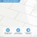 2026 New Upgrade Peel and Stick Backsplash Tile, Peel and Stick 11.34" X 11.57" Wall Tile for Kitchen, Bathroom, Fireplace, Laundry (Polished Marble White, 10 Packs)
