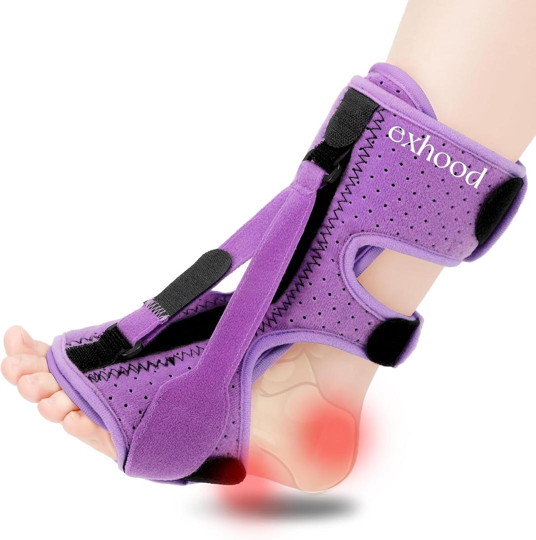 Upgraded Plantar Fasciitis Night Splint (Lavender Purple)
