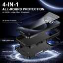 for iPhone 17 Case [Shockproof] [Dropproof] [Heavy Duty Protection] [Pocket-Friendly] Slim & Tough Non-Slip Protective Phone Cover for iPhone17 6.3inch, Black