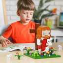 Jesus Building Block Set, The Shepherd GodCompatible with Lego Jesus Building Toy, Bible Story Jesus Figures with LED LightEaster, Christmas, Christian Gift for Adults and Kids Age 6+(331PCS)