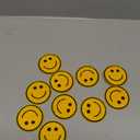 Zakrafo 10PCS Yellow Smiley Face Iron on Patches for Clothing Cute Iron on Patches for Clothing, Hats, and DIY Crafts