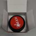 Hype Button | Hip Hop Air Horn Sound Effect Button (Batteries Included) Stocking Stuffer Back to School Classroom Teacher Office Desk Sales Marketing Gag Nut Funny Toy Live Streaming Gaming DJ Remix