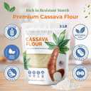 THRIVE FIELDS Cassava Flour - All-Purpose Yuca Root Flour for Baking - Grain and Nut Free, Non GMO - Great for Tortillas, Pancakes, Pasta, Cooking & More - 2 lb Bag (32 Ounce (Pack of 1))