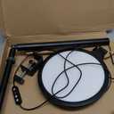Weilisi 10.2" Desk Ring Light with Stand, 360 Rotate Desk Lamps for Home Office with C-Clamp, Flexible Height Desk Light, Adjust Arm Ring Light for Desk, Podcast, Gaming, Recording, Zoom Lighting