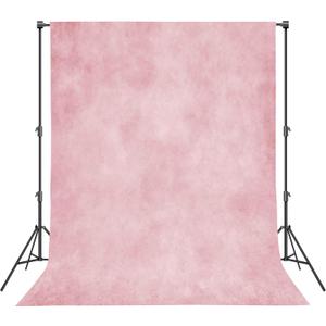 Abstract Pink Professional Photography Backdrop for Adult Portrait Photo Props Booth Background Photoshoot Studio with Thick Ployester Fabric Roller Pocket on Top