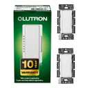 Lutron Maestro LED+ Dimmer Switch for Dimmable LED, Halogen and Incandescent Bulbs, 150W/Single-Pole or Multi-Location, MACL-153M-WH, White (2-Pack)