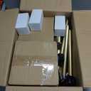 QIYIZM Glass Floor Lamp for Living Room,Bedroom,Mid Century Modern Standing Lamp Brass Tree 3 Light Tall Floor Lamps Vintage Retro Floor Lights Gold Green Flower Lamp Shade Farmhouse Boho Bohemian