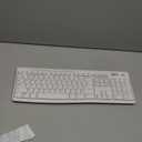 Logitech MK270 Wireless Keyboard and Mouse Combo for Windows, 2.4 GHz Wireless, Compact Mouse, 8 Multimedia and Shortcut Keys, 2-Year Battery Life, for PC, Laptop - White (1 Pack)