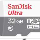 SanDisk Ultra 32GB UHS-I/Class 10 Micro SDHC Memory Card With Adapter - SDSDQUAN-032G-G4A