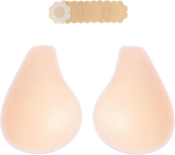 Bontierie 2025 Added Lift Seamless Nipple Covers Ultra-Thin Push up Sticky Pasties Women Adhesive Bras-1 Pair