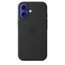 Apple iPhone 16 Silicone Case with MagSafe and Camera Control: Lightweight Phone Case, Wireless Charging Compatible, Smooth Matte Finish; Black