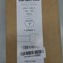 2 Pack Curtain Rods for Windows 48 to 84 Inch(4-7ft), 1 Inch Black Adjustable Heavy Duty Curtain Rod Set, Outdoor Long Drapery Rods for Patio Bedroom, Size 32"- 90"