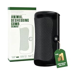 Handheld Dog Grooming Brush Deshedding Dog Brush for Dogs Cats Rabbits Horses Gentle Dog Deshedding Tool Ergonomic Dog Groomer Brush Horse Deshedding Tool Pet Defur Comb