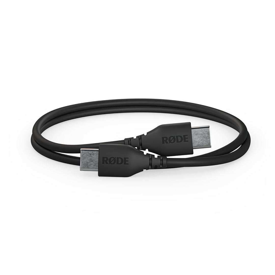 RDE SC22 USB-C to USB-C Cable (30cm, Black)
