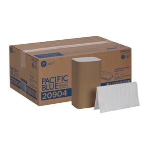 Georgia-Pacific Pacific Blue Basic S-Fold Recycled Paper Towels (Previously Branded Envision) by GP PRO (Georgia-Pacific), White, 20904, 250 Towels Per Pack, 16 Packs Per Case, 250 Count