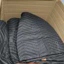Amazon Basics Reinforced Tear-Resistant Moving Blankets, 72" x 80", Black, 6-Pack, 72-Inch by 80-Inch