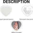 3 x Friendship Gifts for Women, Best Friend, Funny, Work Besties, Sister, Friend Ornaments for Women, Ceramic Christmas Ornaments (Friendship)